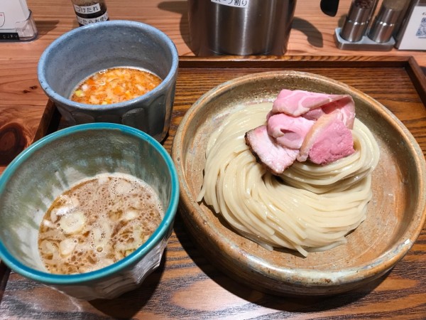 「つけ麺　豚骨魚介＋担々」@あいだやの写真