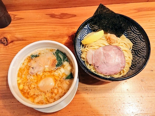 「豚骨味噌つけ麺、味玉」@麺堂にしき 新宿歌舞伎町店の写真