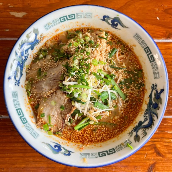 「激辛納豆ニラ味噌ラーメン（900円）」@樹のめし家の写真