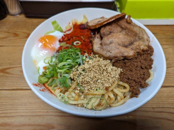 「特製汁なし担々麺 大盛り」@自家製麺 てんかの写真