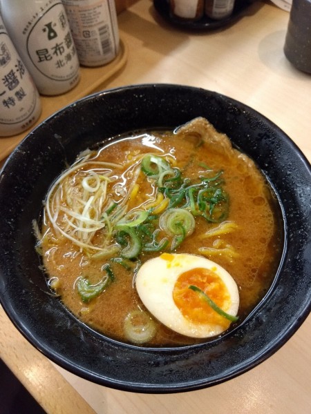「濃厚北海道味噌ラーメン」@はま寿司 水戸笠原店の写真