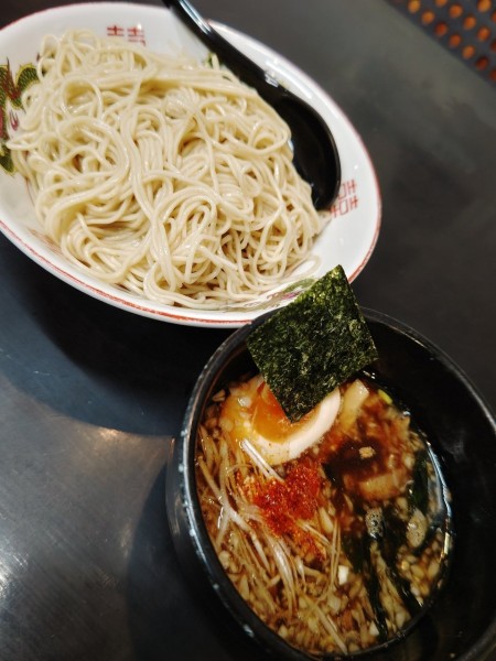 「つけ麺(細麺)(大盛)(800+100円)」@一陽来福の写真