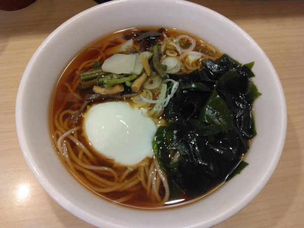 「朝そば420円」@いろり庵きらく 柏3・4番線ホーム店の写真