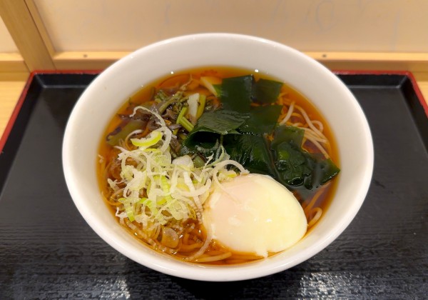 「朝そば(420円)」@いろり庵きらくそば 五反田店の写真