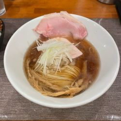 煮干そば醤油+煮干あえ玉+辛肉飯