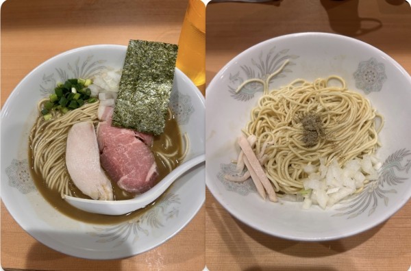 「濃厚煮干蕎麦+和え玉」@北千住煮干中華蕎麦 かれんの写真