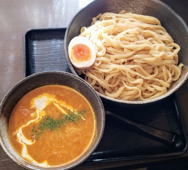 「【期間限定】バターチキンカレーつけ麺(1.5玉) 950円」@麺屋 ゆうきの写真