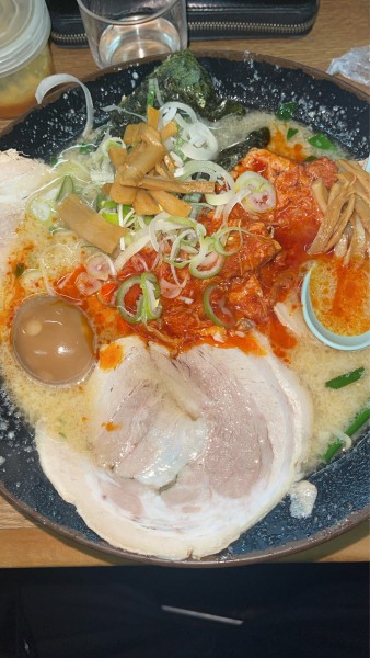 「ダブルラーメン」@屋台ラーメンとんこつ貴生の写真