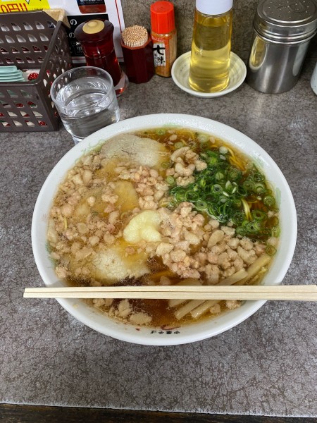 「中華そば大盛脂マシマシニンニクトッピング」@つたふじ 福山支店の写真