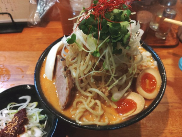 「【期間限定】白湯辛味噌 ￥1050」@麺屋 鶏口の写真