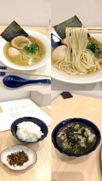 「限定『味玉塩拉麺(麺柔指定 ¥1200)』」@春日屋の写真
