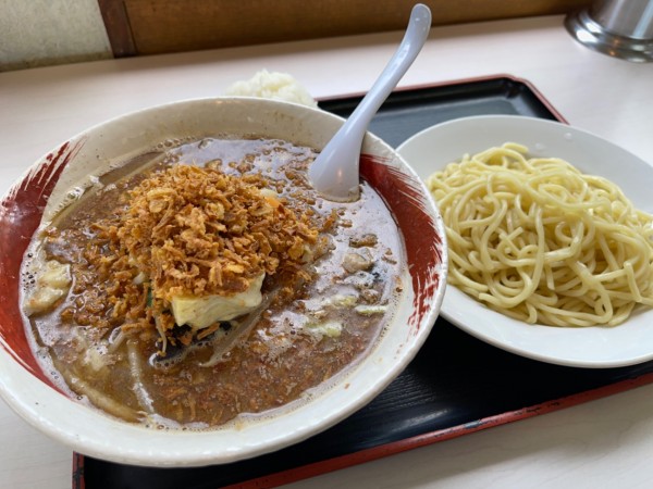 「スタミナタンメン つけ麺変更  大盛」@あぢとみ食堂の写真
