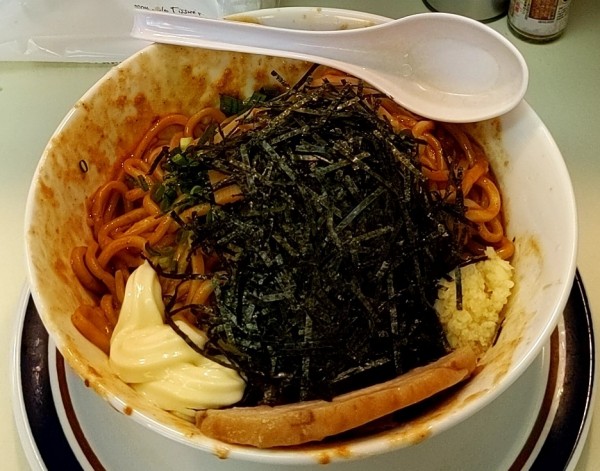 「麻辣油そば（大）」@ラーメン豚翔の写真