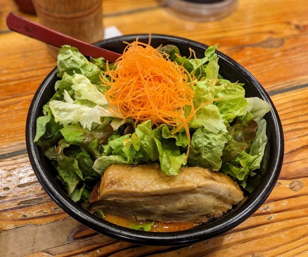 「スパイシー太肉(ﾀｰﾛｰ)」@麺's 各務原本店の写真