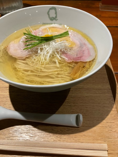 「塩ラーメン1500円」@Japanese Ramen Noodle Lab Qの写真
