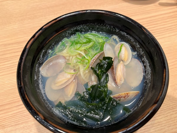 「鯛出汁あさりたっぷりラーメン」@鮨・酒・肴 杉玉 木場の写真