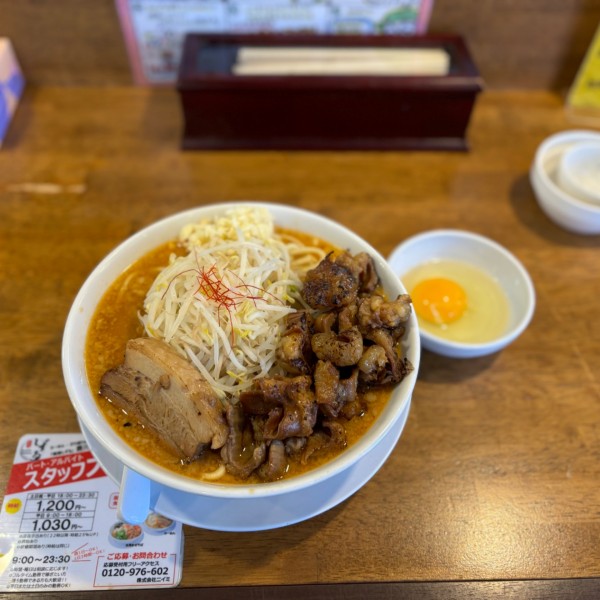 「濃厚味噌らーめん【大盛】」@麺屋しずる 豊川店の写真