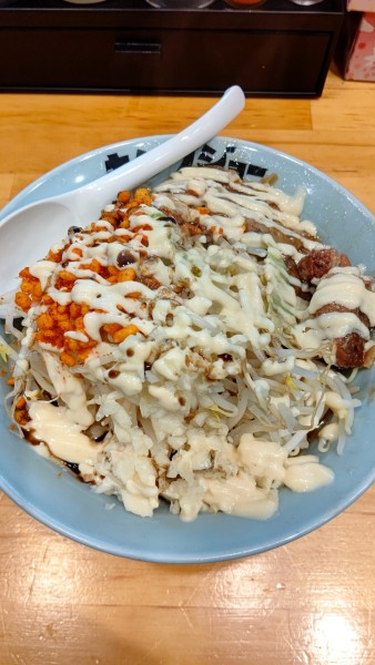 「味噌まぜそば　小盛　1000円」@ラーメン キングジョーの写真