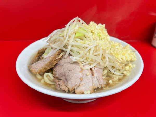 「小＋おろしぽん酢」@ラーメン二郎 大宮公園駅前店の写真