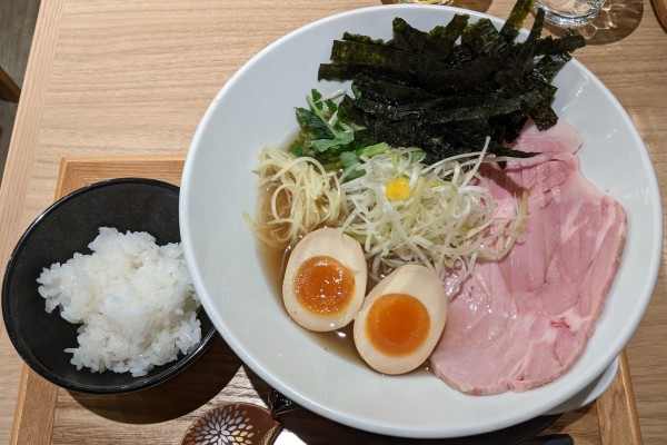 「すっぽんラーメン（白）1,000円」@和バル 白金魚の写真