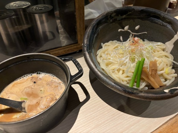 「もつつけ麺」@鷄魚介 ほそ道の写真