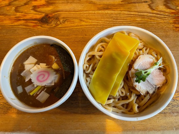 「つけ麺(冷盛り)220g¥960」@白樺山荘 真駒内本店の写真