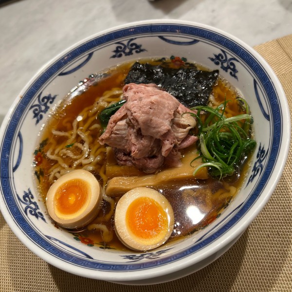 「白トリュフ香るA5和牛チャーシューらぁ麺＋味玉1個追加」@MENSHO SAN FRANCISCOの写真