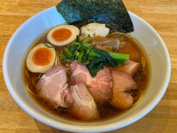 「特製醤油そば（中細）」@麺処 いち林の写真