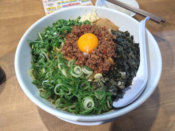 「台湾まぜそば直太朗」@キラメキノトリ 伏見横大路店の写真