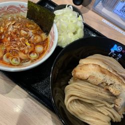 つけ麺（並）＋辛味噌変更＋白ネギ