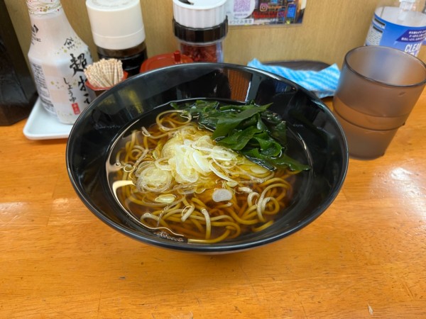 「かけそば400円」@蕎麦 つぐみ食堂の写真