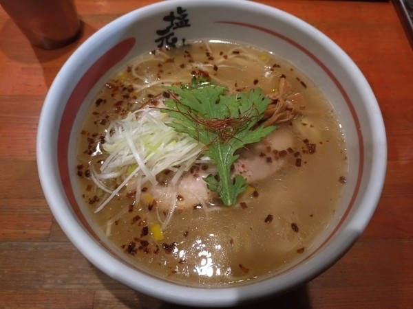 「天然塩ラーメン891円」@総社 塩元帥の写真