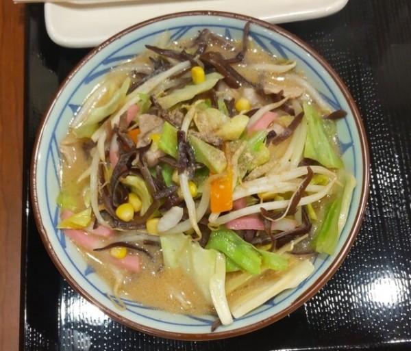 「豚 ちゃんぽんうどん」@丸亀製麺 山形店の写真