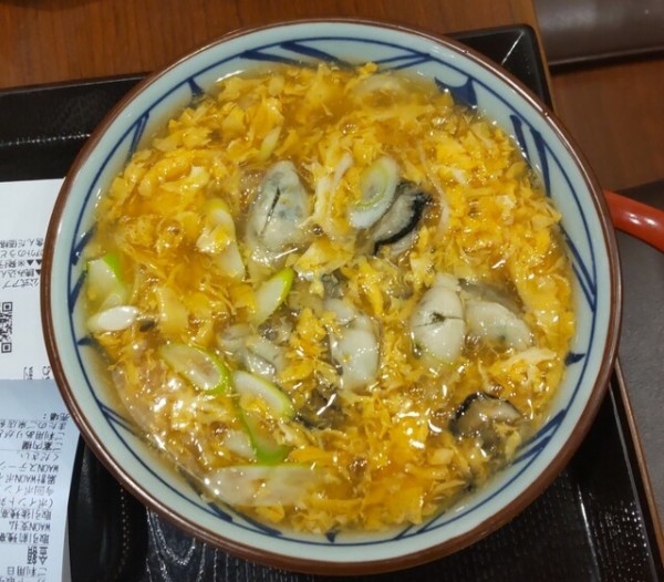 「かきたまあんかけうどん」@丸亀製麺 山形店の写真