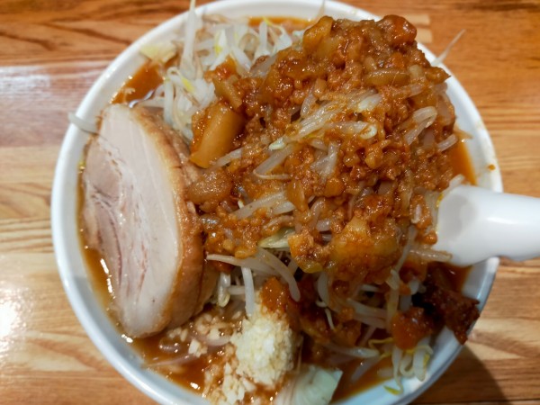 「濃厚DX1000円」@自家製麺88の写真