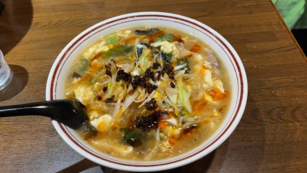 「酸辣湯麺930円」@元祖手打ちつけ麺 江戸一の写真