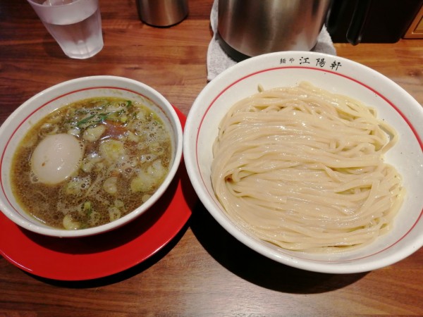 「つけそば(大)＋味玉」@麺や江陽軒 彦根駅前店の写真