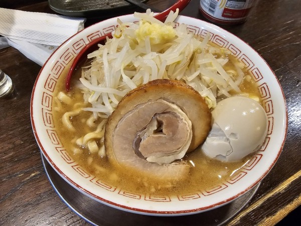 「【限定】二郎系そば」@立ち呑み居酒屋 金町製麺の写真