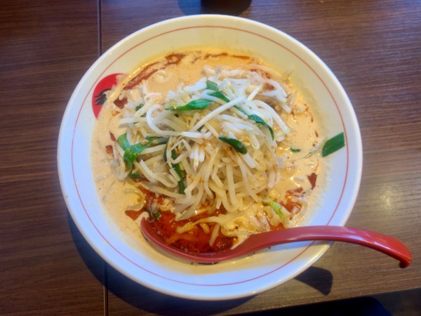 「ボウボウラーメン赤（1辛）890円」@ボウボウラーメン かそりの写真