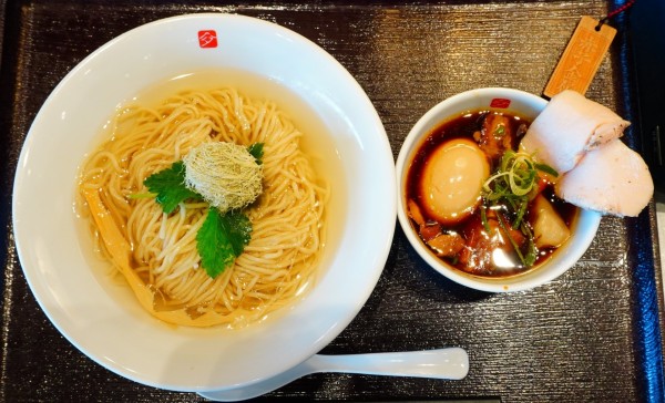 「特製鶏つけそば」@中華そば 髙野 ベイサイド店の写真