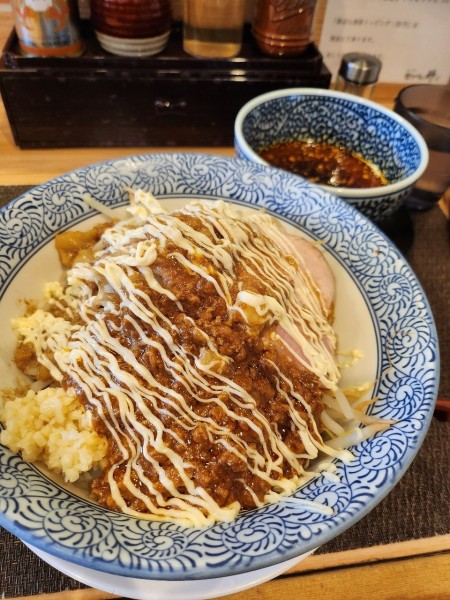 「3月限定 肉味噌まぜつけ麺」@セアブラノ神 伏見剛力の写真