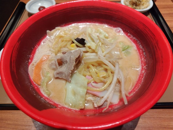 「コク旨ちゃんぽん　（単品）　※辛子味噌付き　＋漬物：無料」@やよい軒 塩尻広丘店の写真