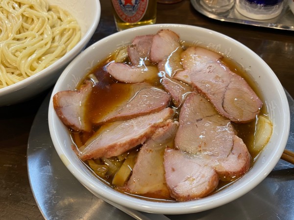 「つけ麺＋焼豚＋メンマ」@自家製麺 うるちの写真