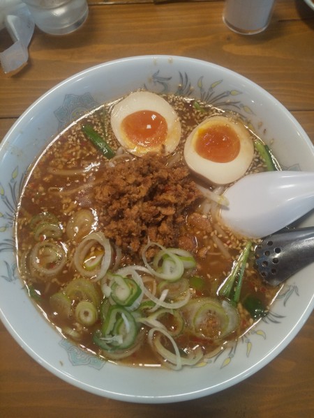 「台湾醤油豚骨らーめん（味玉付き）」@らーめん縁屋 犬山店の写真