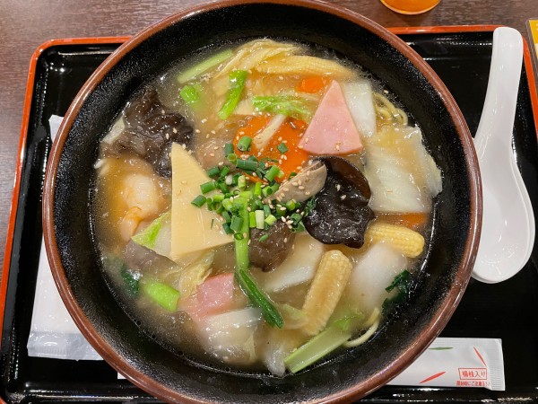 「あんかけ塩ラーメン¥1,150」@新千歳空港温泉 食事処の写真