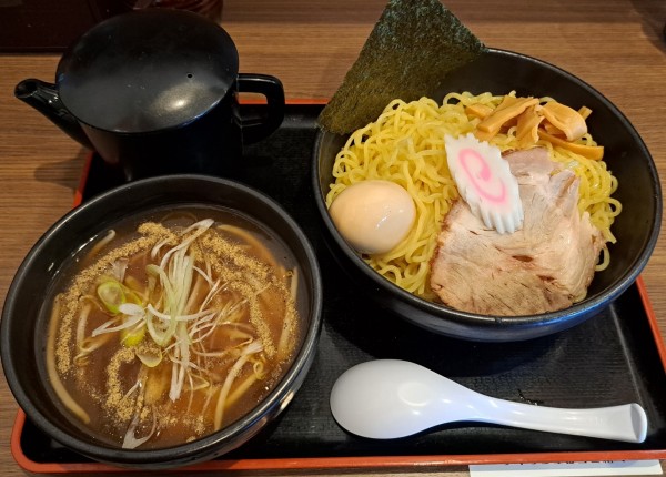 「煮干し風味あんかけつけ麺大盛900円」@らーめん武まるの写真