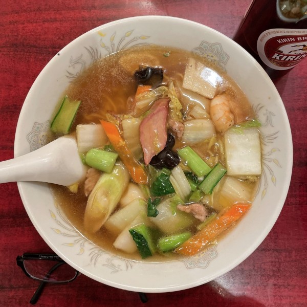 「揚州湯麺（五目スープ麺）」@楽園の写真