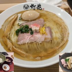 鯛塩そば+味玉+お茶漬け+和え玉