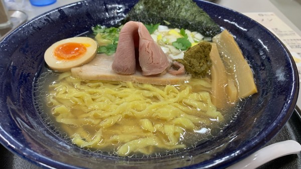 「貝出汁 XO塩そば」@だし廊CK 荒井工場直売店の写真