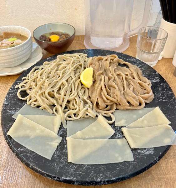 「叉焼つけ麺【TP】肉玉、大盛」@和渦製麺の写真